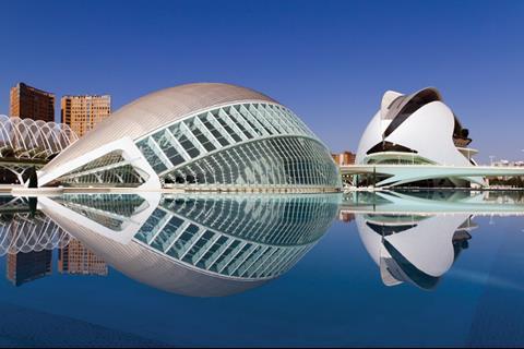 Santiago Calatrava’s City of Arts and Sciences in Valencia